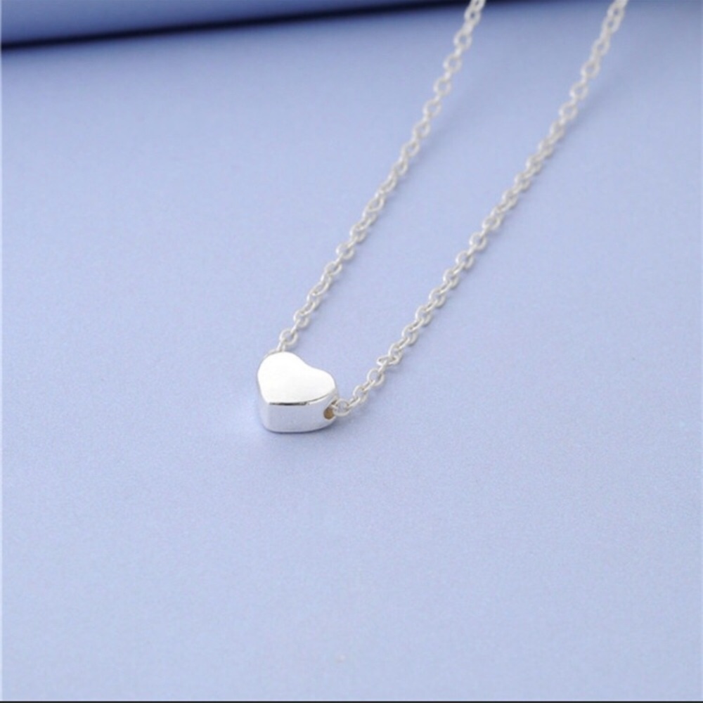 💥Silver Dainty Pendant Heart Necklace💥 - Picture 3 of 3